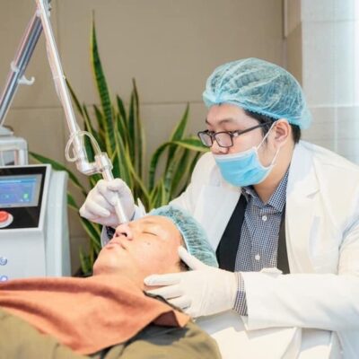 Chiếu tia plasma điều trị tổn thương sau liệu trình Laser