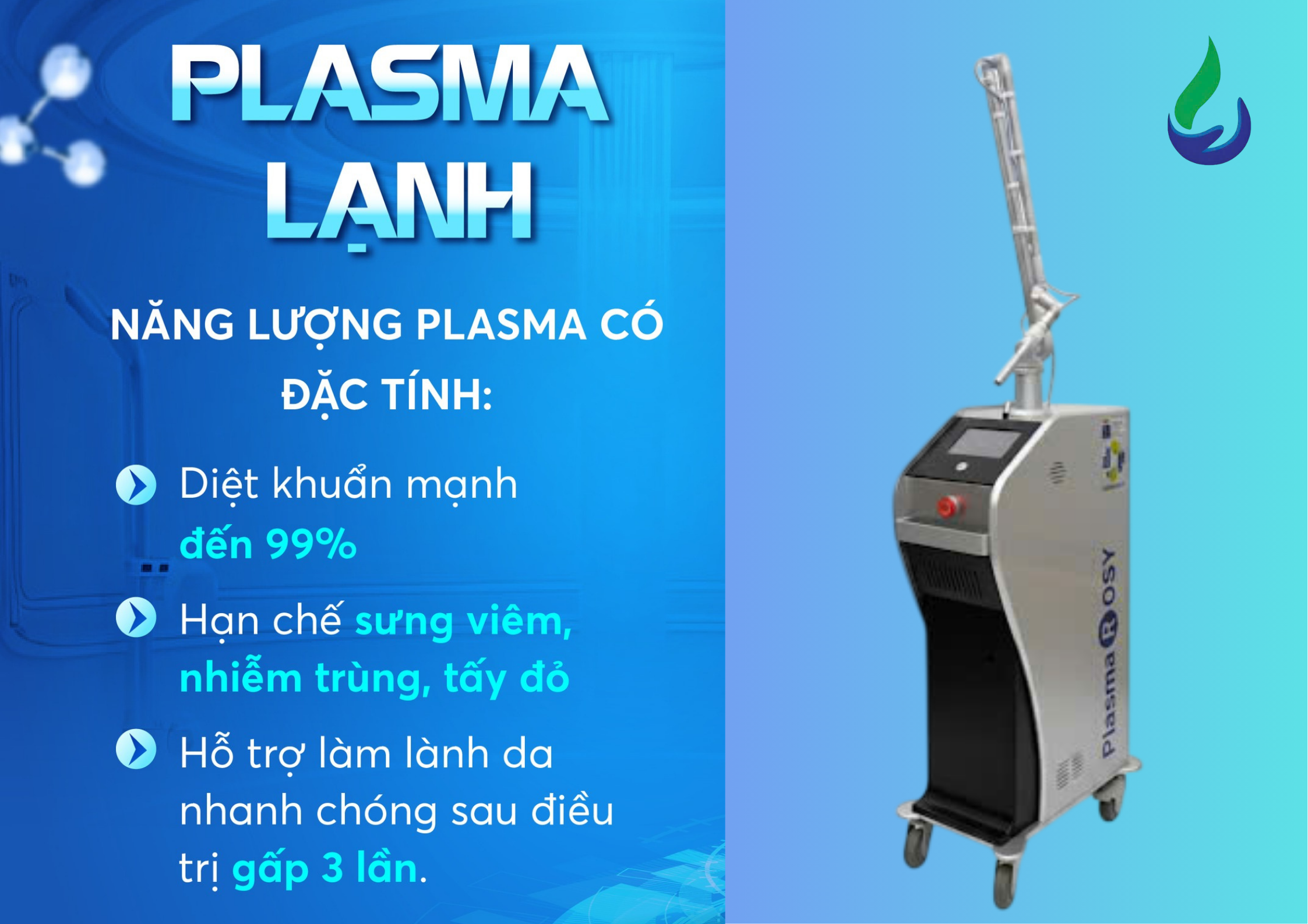 PlasmaRosy là dòng thiết bị chuyên biệt được thiết kế để mang sức mạnh của Plasma lạnh vào lĩnh vực Thẩm mỹ và Da liễu.