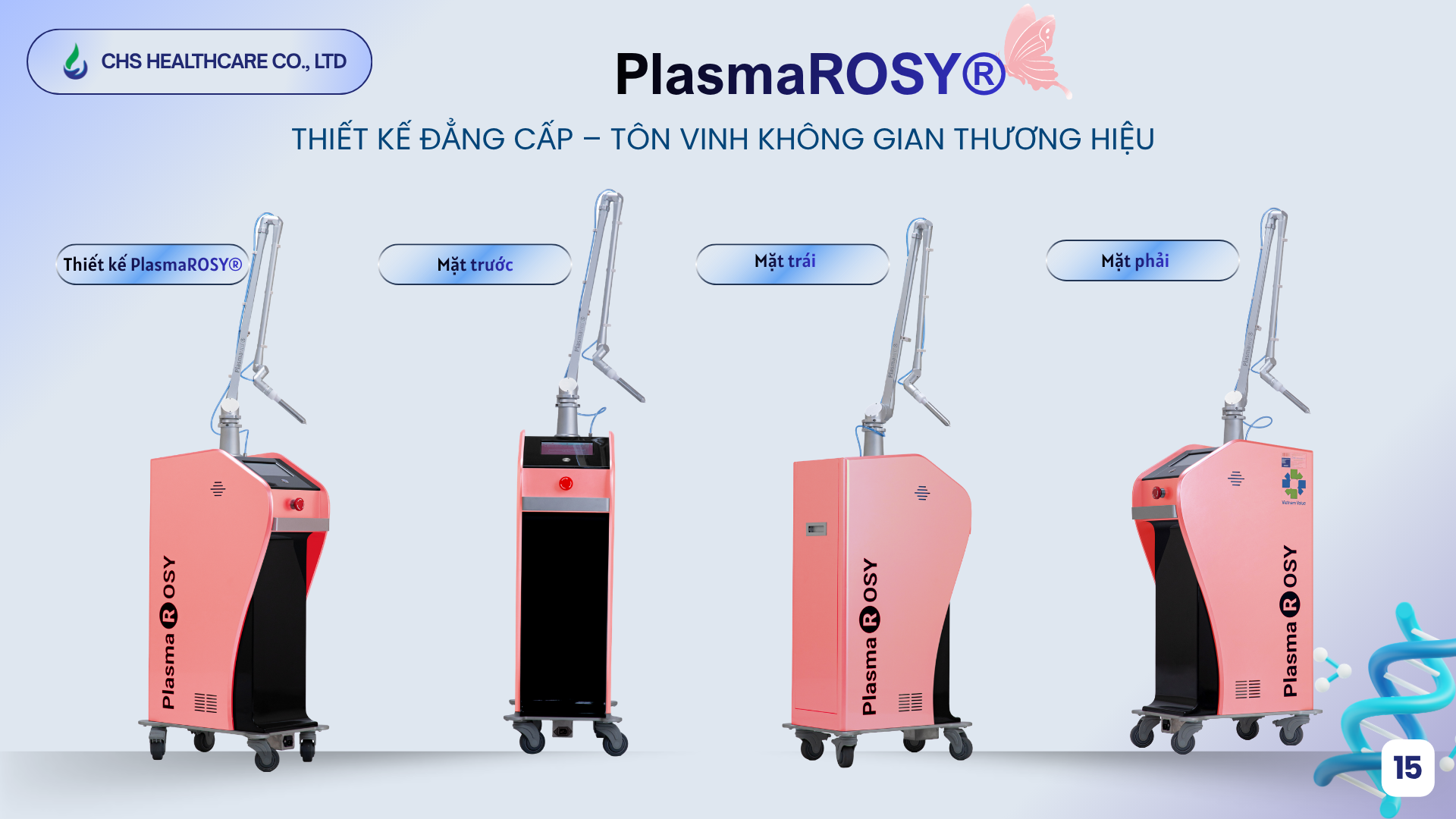 CHS là đơn vị phân phối sẽ hỗ trợ đào tạo phác đồ phối hợp lâm sàng và bảo hành, bảo trì chuyên nghiệp.