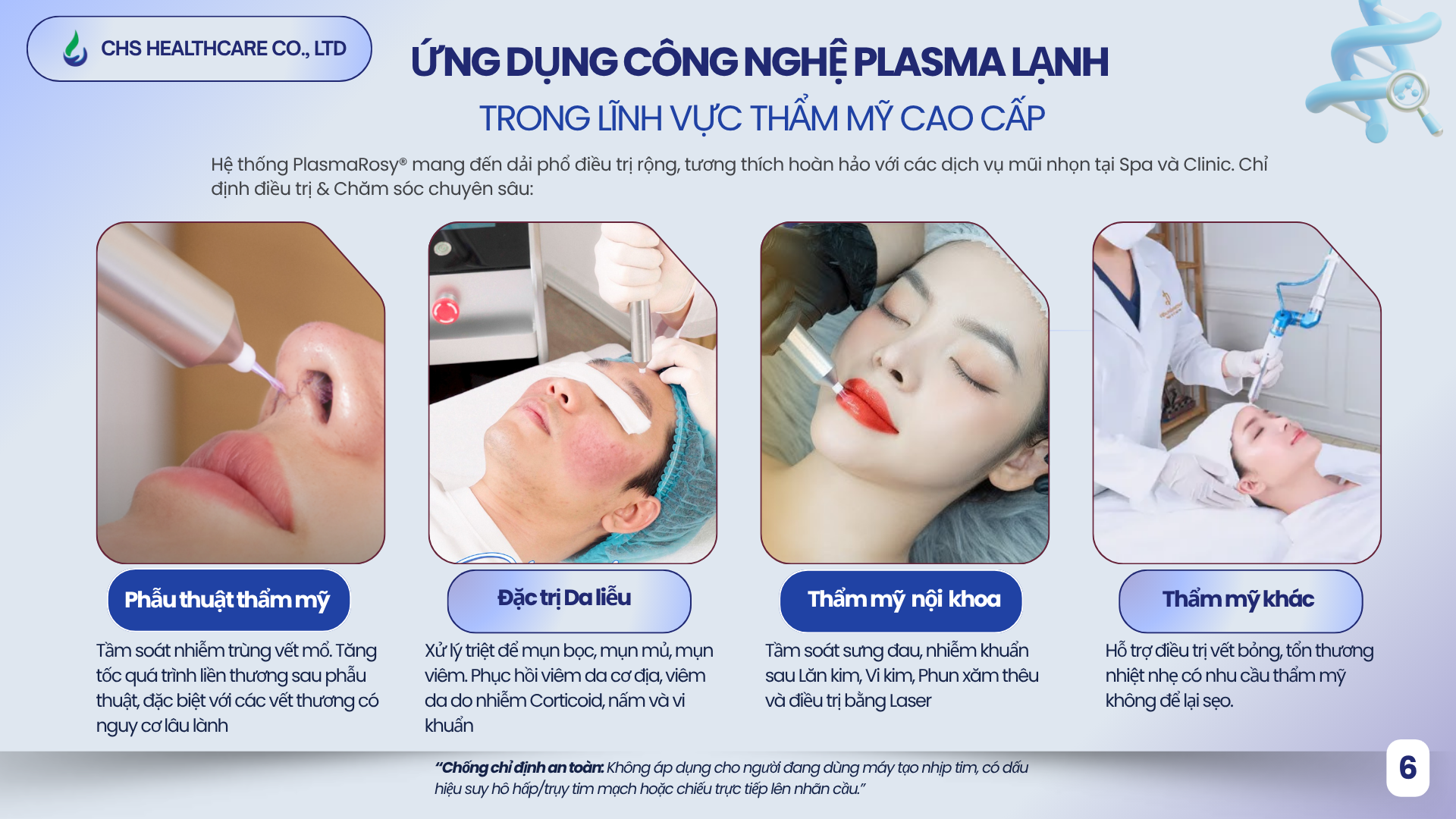 Plasma lạnh hồ quang trượt giúp tầm soát nhiễm trùng phòng mổ (cắt mí, nâng mũi), xử lý mụn viêm cấp tốc, phục hồi da chống tăng sắc tố (PIH) sau Laser/Peel, cho đến khóa màu mực và se khô dịch nhanh sau phun xăm nghệ thuật.