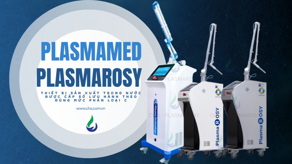 Hình ảnh các phiên bản máy PLASMAMED - PLASMAROSY trong điều trị vết thương