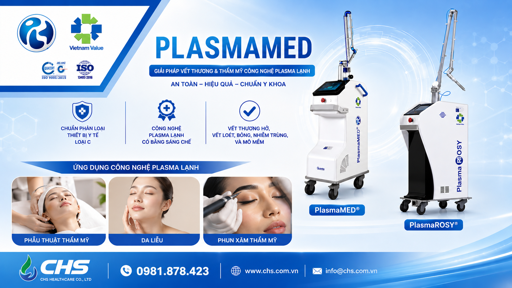 plasma lạnh dùng trong da liễu đã trở thành một giải pháp đột phá, mở ra kỷ nguyên mới cho các phác đồ điều trị xâm lấn và phục hồi da